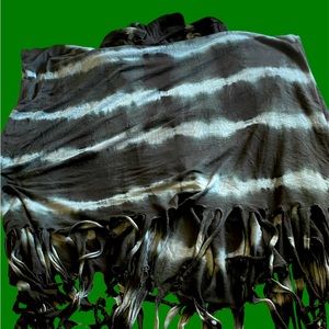 Cover up swimsuit  tie dye tassel bottom 16sz